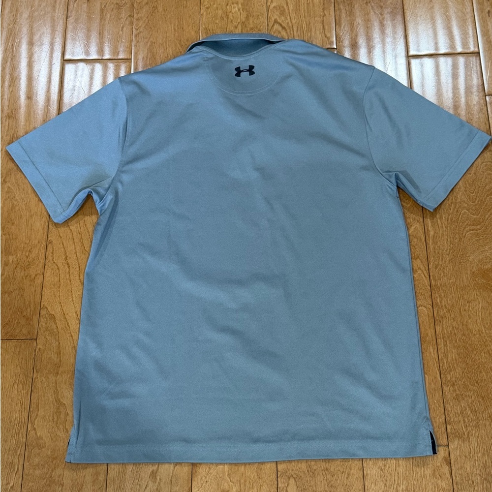 Under Armour Men's Light Blue Polo Shirt - Picture 2 of 4